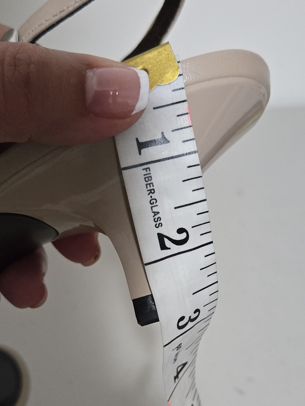 NWT Zara Classic Pointed-Toe Slingback Kitten Heel in Beige Size 9 - Picture 5 of 9